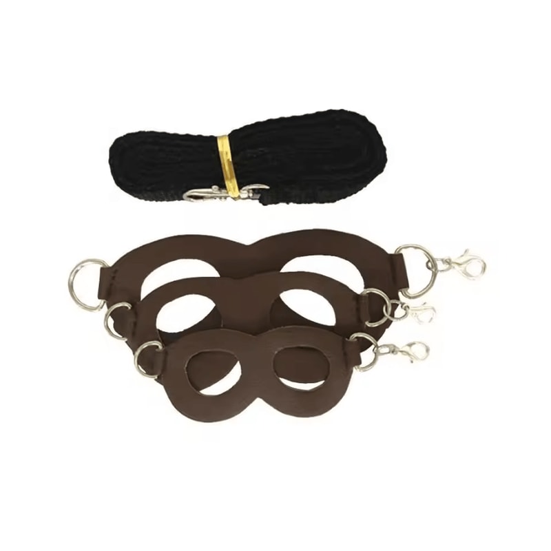 SnugPaws PU Leather Hamster Harness Set Windproof AntiLost Small Pet Chest Strap With Leash 2