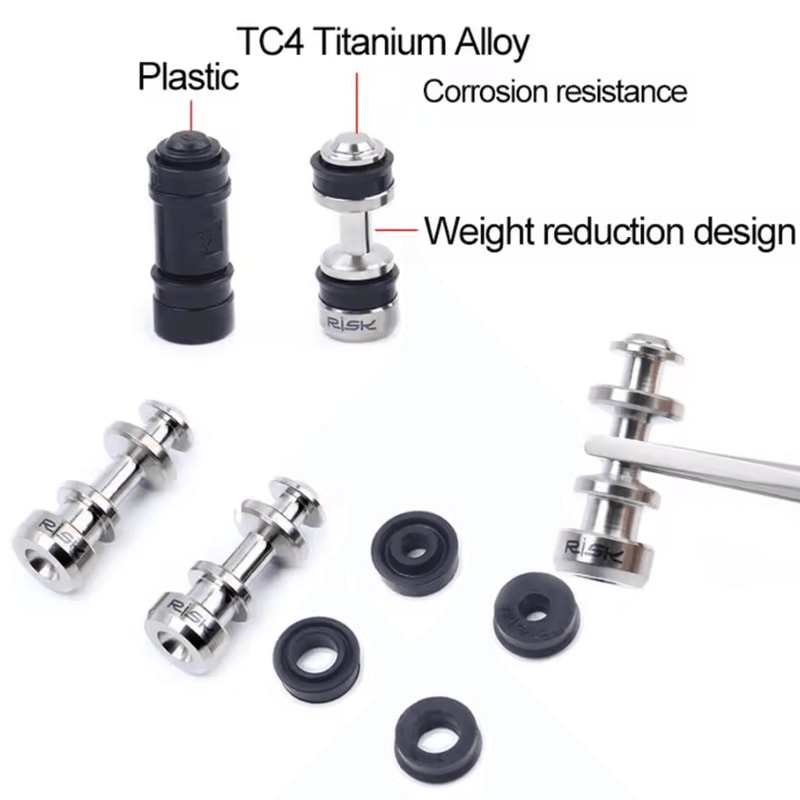 BrakePro Titanium Lever Piston Kit MTB Hydraulic Brake Repair For Shimano XTSLX 2