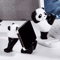 PandaCharm Resin Phone Holder Cute Panda Figurine Desk Stand Decor 1