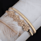 AuroraLeaf Elastic Gold Chain Belt Slim Luxury Waist Chain For Dresses Jeans 3