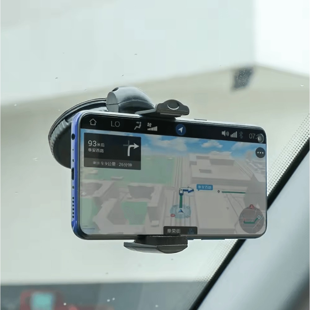 GripFlex Silicone Suction Car Phone Holder Dashboard Windscreen Mount 2