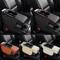 ComfortLift PU Leather Armrest Cushion Multifunction Car Console Pad With Cup Holder Storage 0