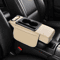 ComfortLift PU Leather Armrest Cushion Multifunction Car Console Pad With Cup Holder Storage 1