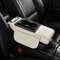 ComfortLift PU Leather Armrest Cushion Multifunction Car Console Pad With Cup Holder Storage 3