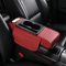 ComfortLift PU Leather Armrest Cushion Multifunction Car Console Pad With Cup Holder Storage 7