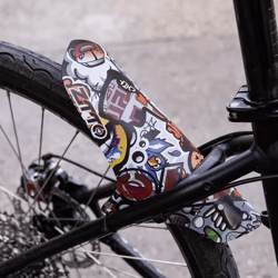 mudshield mtb bike fender set – front & rear mudguard for mountain & road cycling