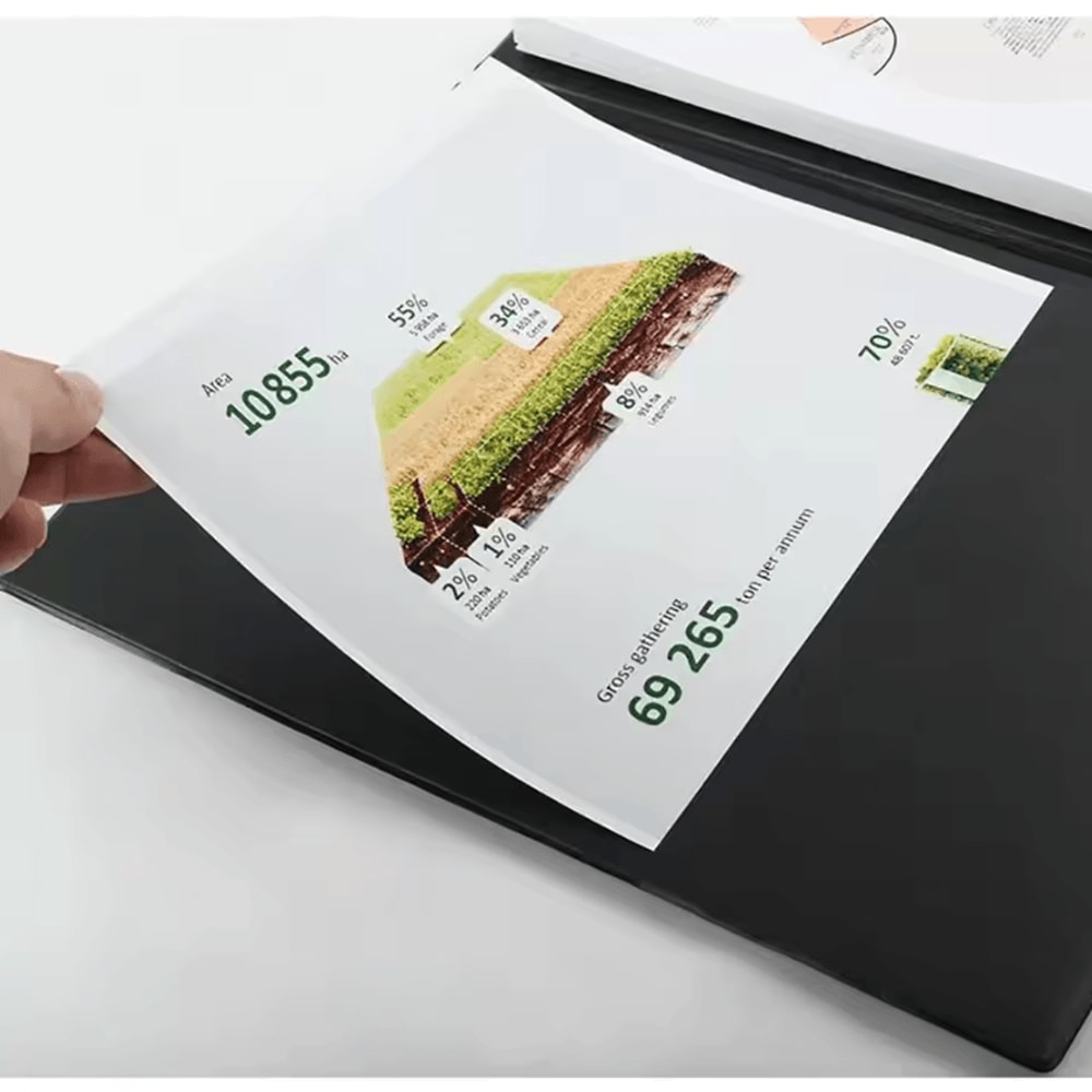 ProNote PU Leather Clipboard Folder A4A5 Foldable Conference Writing Pad 1