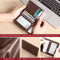 SlimGuard Vintage RFID Leather Mini Wallet UltraThin Card Holder With Money Clip 2