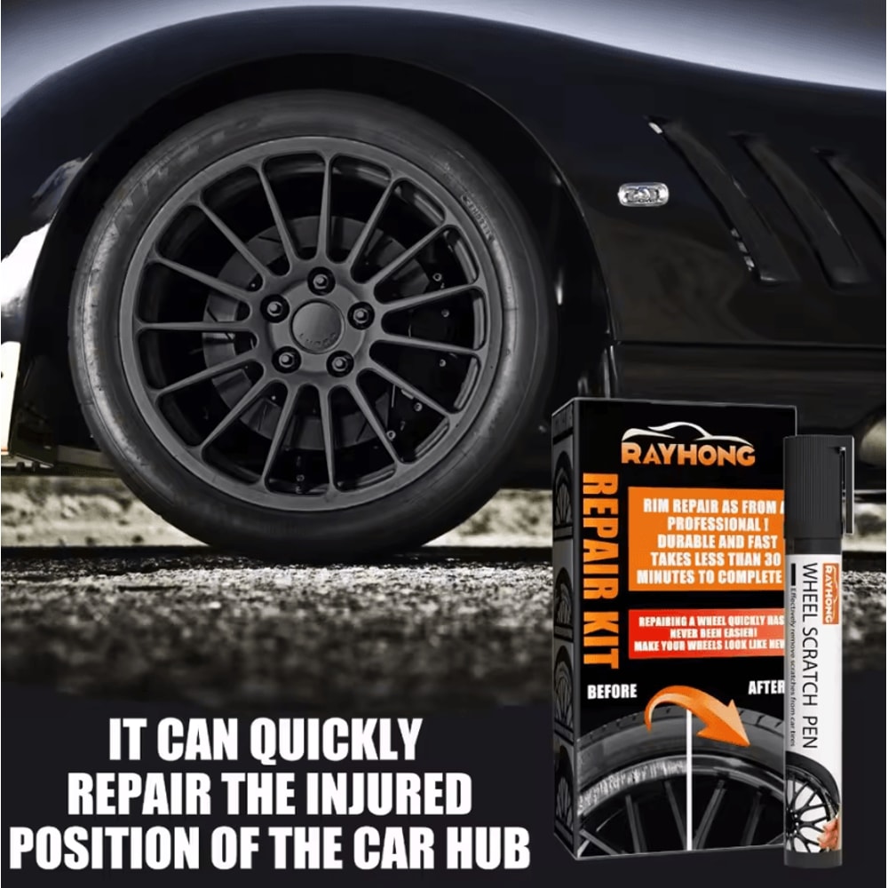 RimFix Pro Universal Wheel Scratch Repair Kit DIY Alloy Rim Paint Restoration Tool 1