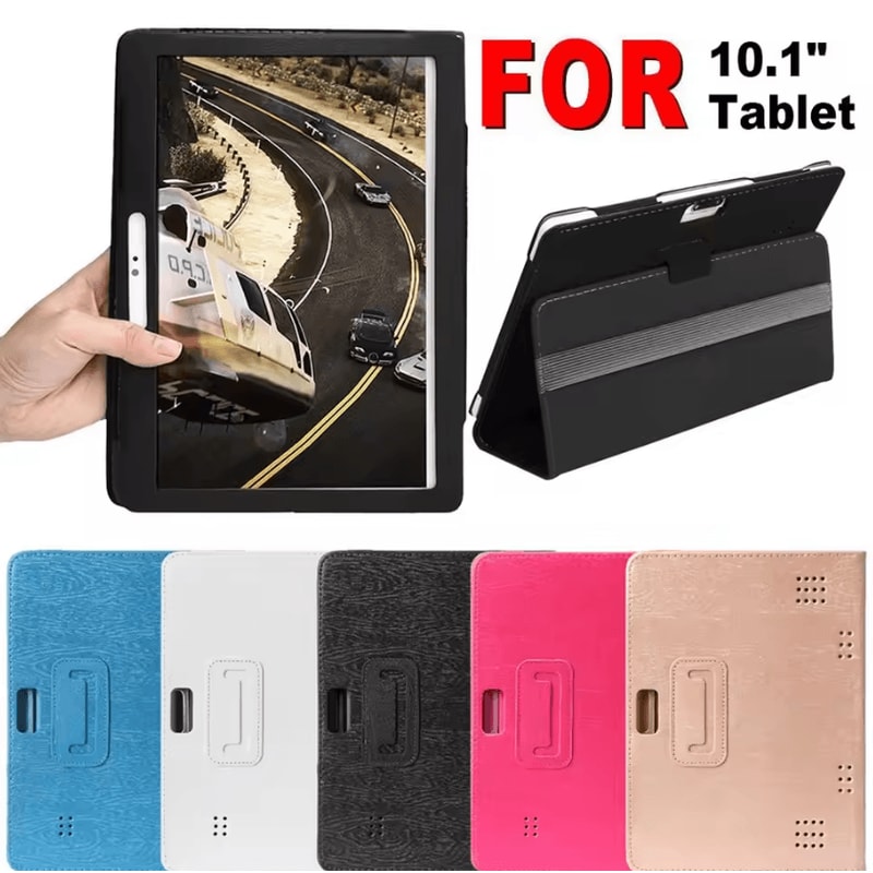 FlexGuard Universal Tablet Case PU Leather Flip Stand Cover For 101 Android Tablets 0