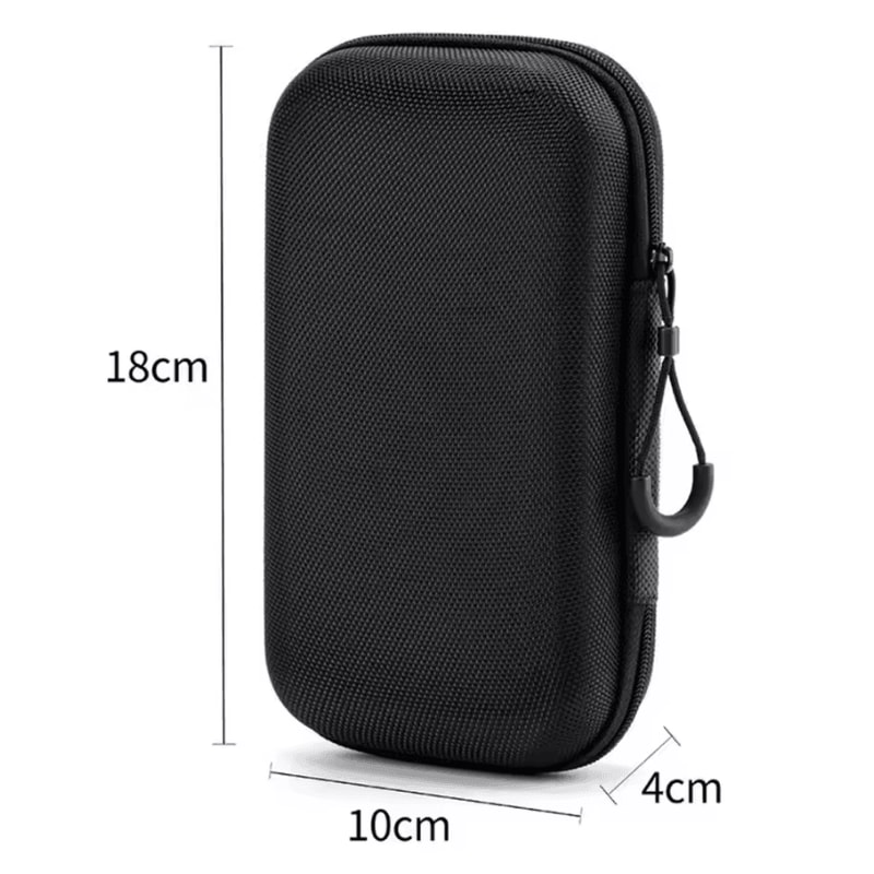 CarryCore Mini EVA Earphone Case Portable Hard Shell Zipper Storage Box 6