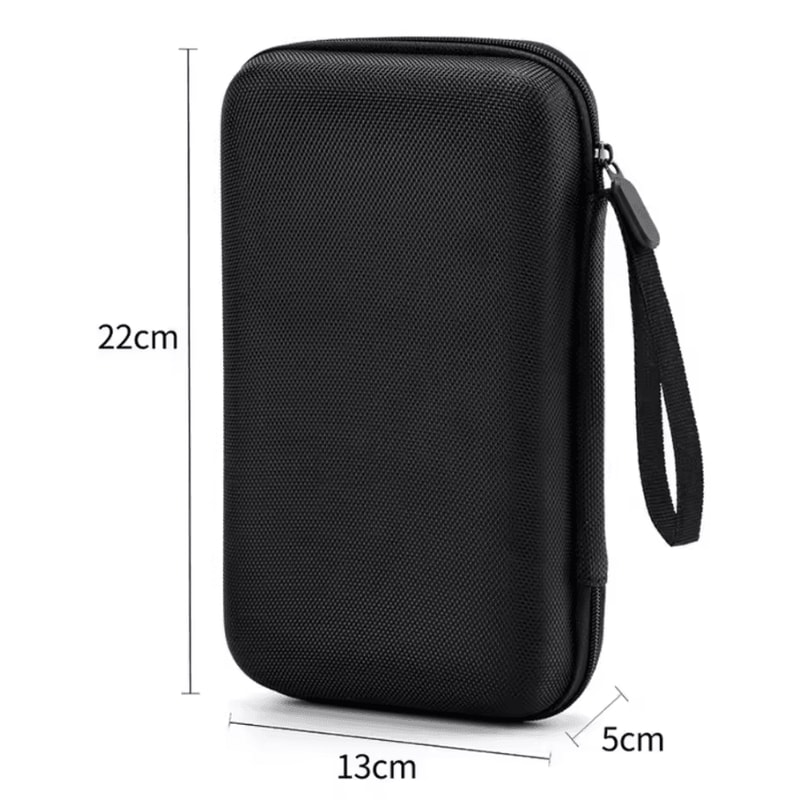 CarryCore Mini EVA Earphone Case Portable Hard Shell Zipper Storage Box 8