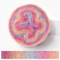 RainbowSoft 250M Gradient Cake Yarn Organic Cotton Blend Crochet Knitting Yarn 11
