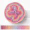 RainbowSoft 250M Gradient Cake Yarn Organic Cotton Blend Crochet Knitting Yarn 11