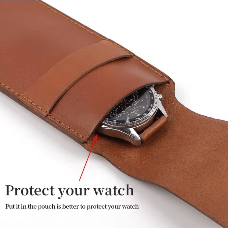 Luxury Travel Watch Organizer Pouch AntiDust Jewelry Storage Bag 2