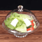 Elegant Acrylic Cake Display Dome With Dust Cover Round Food Protector Party Serving Plate 0