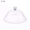Elegant Acrylic Cake Display Dome With Dust Cover Round Food Protector Party Serving Plate 4