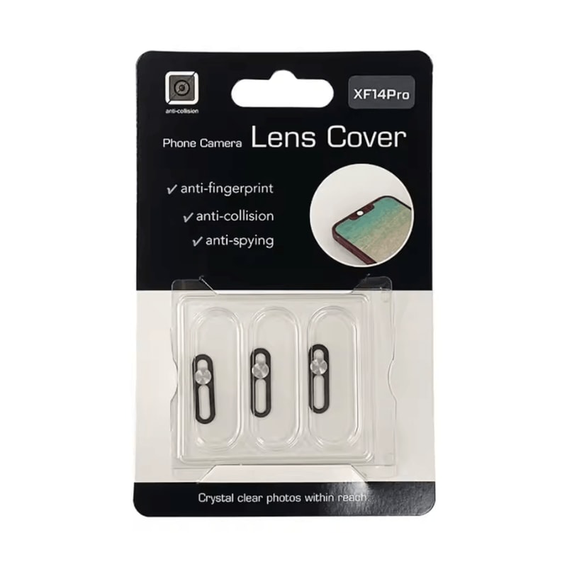 UltraThin IPhone 14 Privacy Camera Cover Slider 3PCS Set AntiSpy Lens Protector 4