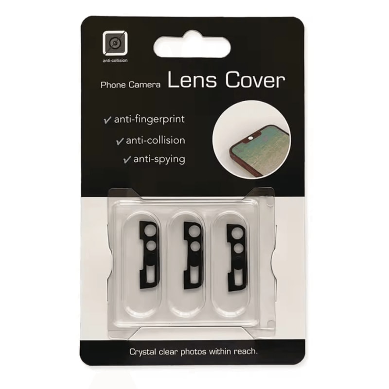 UltraThin IPhone 14 Privacy Camera Cover Slider 3PCS Set AntiSpy Lens Protector 5