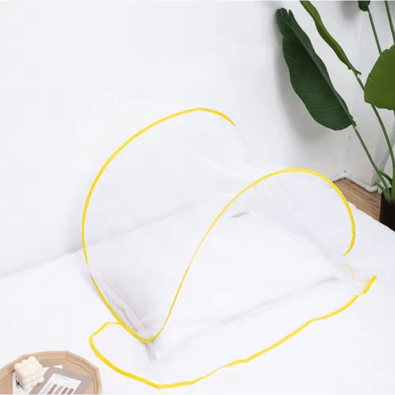 Portable PopUp Mosquito Head Net Foldable AntiMosquito Face Bed Cover 5