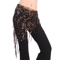 Shimmering Sequin Belly Dance Hip Scarf Tassel Waist Belt For Performance Festivals 3