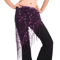 Shimmering Sequin Belly Dance Hip Scarf Tassel Waist Belt For Performance Festivals 4