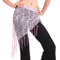 Shimmering Sequin Belly Dance Hip Scarf Tassel Waist Belt For Performance Festivals 6