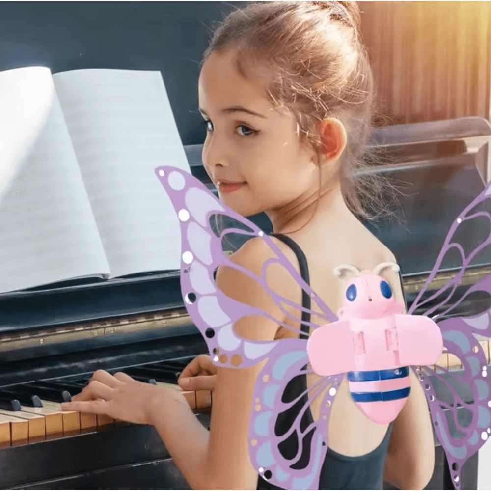Magical LED Fairy Wings For Kids LightUp Moving Butterfly Costume 2