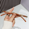 Retro Rimless UV400 Sunglasses Metal Temple CutEdge Summer Shades 0