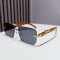 Retro Rimless UV400 Sunglasses Metal Temple CutEdge Summer Shades 3