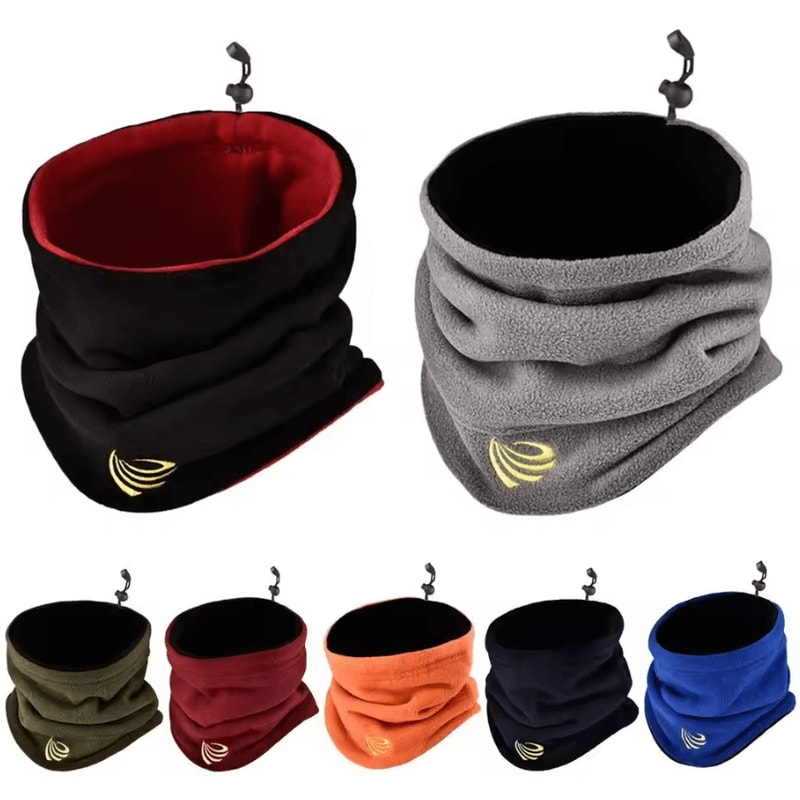 Winter Fleece Neck Gaiter Thermal Ski Face Cover Windproof Outdoor Mask 0