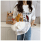 Cute Plush Chicken Handbag Soft Hen Crossbody Purse For Girls 0
