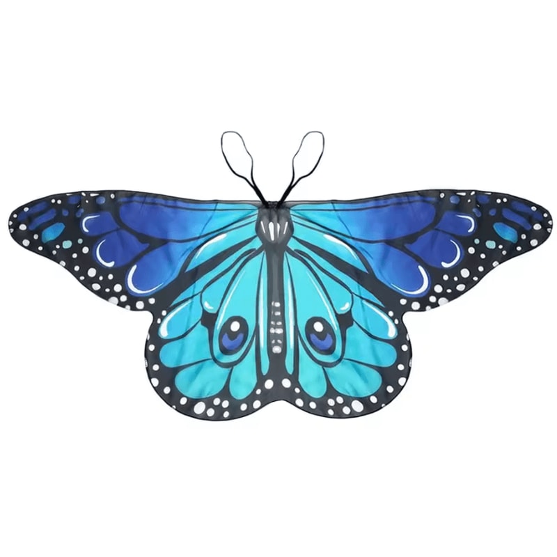 Butterfly Fairy Wings Cape For Kids Lightweight Pixie Costume Shawl 7