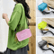 Transparent Jelly Crossbody Bag For Women Mini PVC Candy Color Shoulder Tote 0