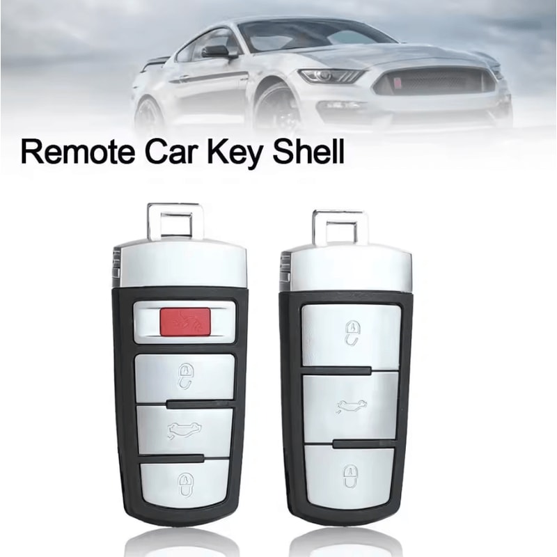 Volkswagen 34 Button Flip Key Shell Replacement Durable Smart Fob Case Cover 1
