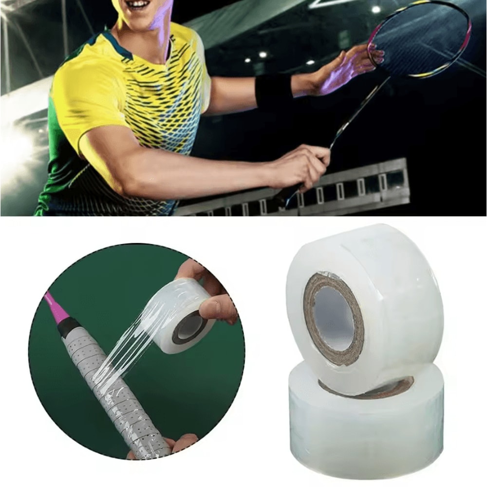 AntiSlip Transparent Badminton Overgrip Wrap Sweat Absorbent Handle Cushion Tape 2