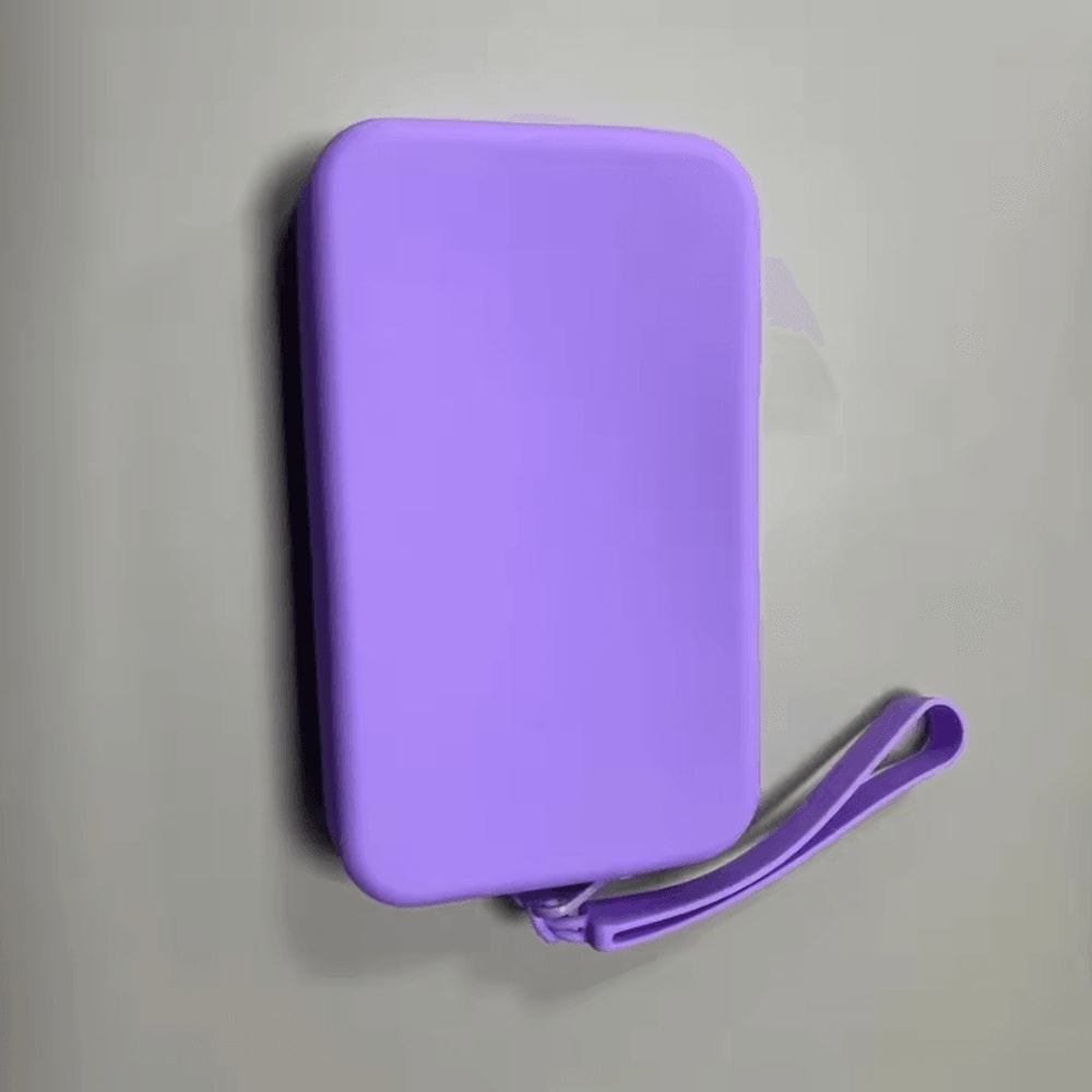 Minimalist Silicone Rectangular Wallet Waterproof MultiUse Coin Card Pouch 3