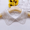 Elegant DoubleLayer Lace Detachable Collar Shawl Embroidered Beaded Statement Accessory 0