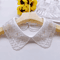 Elegant DoubleLayer Lace Detachable Collar Shawl Embroidered Beaded Statement Accessory 3