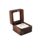Romantic Wooden Ring Display Box Elegant Engagement Wedding Keepsake Holder 5