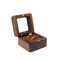 Romantic Wooden Ring Display Box Elegant Engagement Wedding Keepsake Holder 7