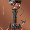 MOC Fell Beast Magic Tower Building Blocks Fantasy Fortress Castle Set 3