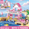 Summer Seaside Villa Building Blocks Set DIY City House Apartment Street View Toy 1