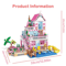 Summer Seaside Villa Building Blocks Set DIY City House Apartment Street View Toy 4