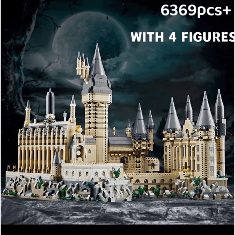Creative Medieval Magic Castle Micro Building Blocks School Architecture Palace DIY Set 1