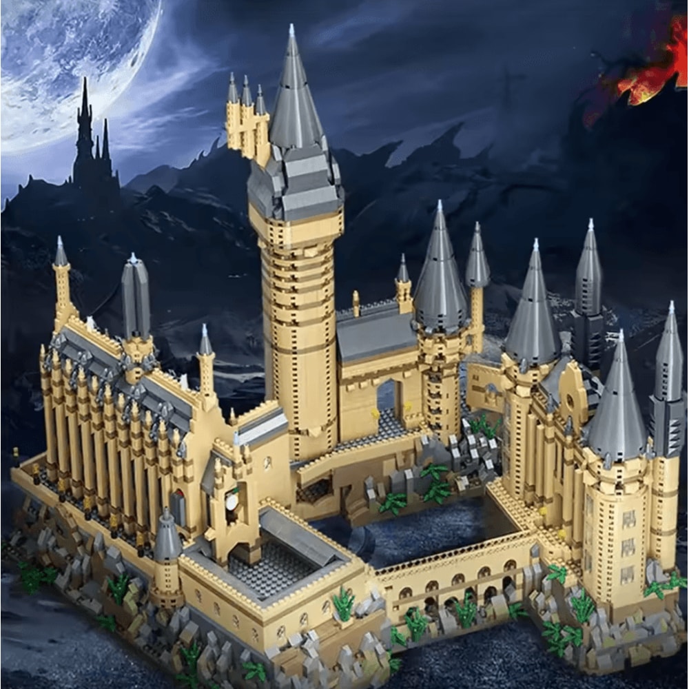 Creative Medieval Magic Castle Micro Building Blocks School Architecture Palace DIY Set 2