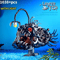 1038PCS Mechanical Lantern Fish Building Blocks LED Ocean Creature DIY Model Kit 1