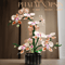 Creative Orchid Flower Building Blocks Bouquet Romantic DIY Home Decor Set 2