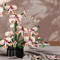 Creative Orchid Flower Building Blocks Bouquet Romantic DIY Home Decor Set 3