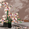 Creative Orchid Flower Building Blocks Bouquet Romantic DIY Home Decor Set 3